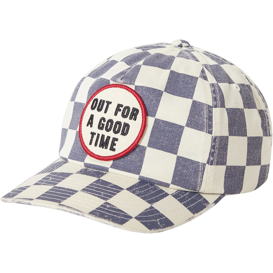 2026 Brixton Womens Out For A Good Time Cap 12093 - Navy Gingham